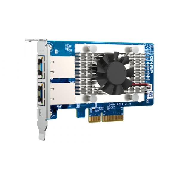 QNAP QXG-10G2T Placa de Expansão de Rede 10GbE de Porta Dupla