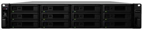 Synology RXD1219sas baía de discos Preto, Cinzento