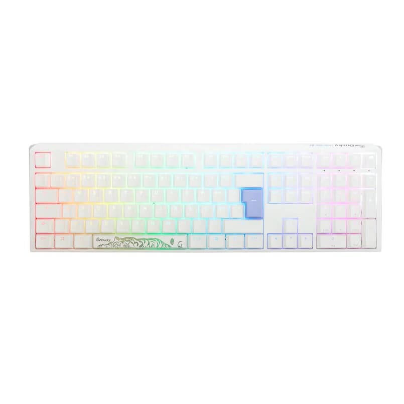 Teclado Ducky ONE 3 Classic Full-Size Pure White,MX-Red, RGB
