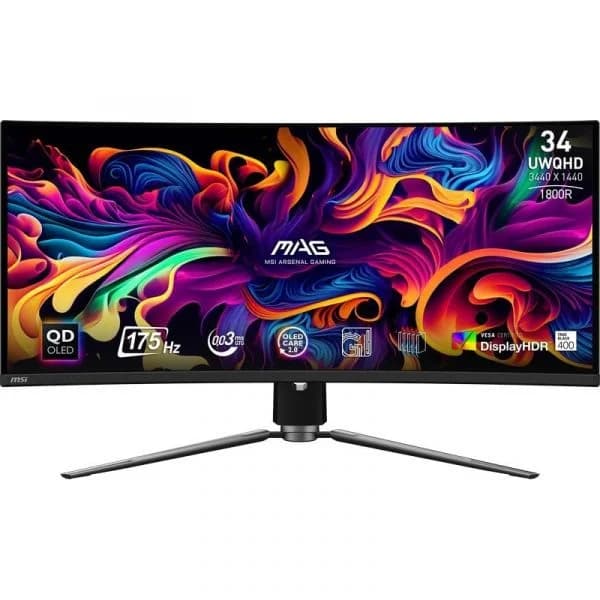Monitor MSI MAG 341CQP QD-OLED 34" QD-OLED UWQHD 175Hz