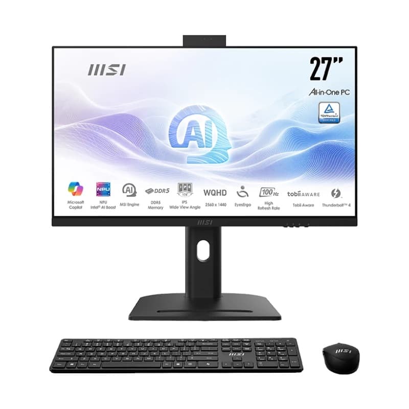 MSI AM273QP-051ES U7-155H 32 GB 1 TB W11P 27" Preto