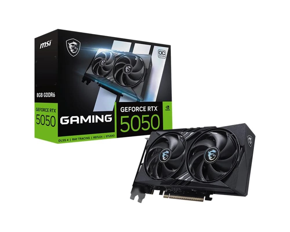 MSI GeForce RTX 5050 Gaming OC 8GB GDDR6 DLSS4