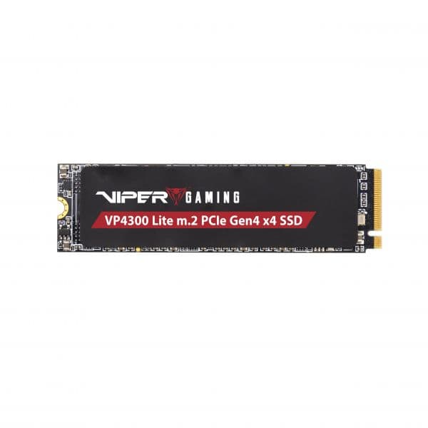 SSD Patriot Viper Gaming VP4300 Lite 1TB M.2 2280 PCIe Gen4 x4 NVMe 2.0 SSD Black