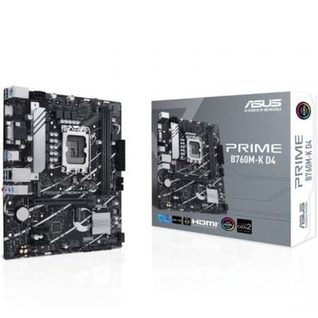 Motherboard Asus Prime B760M-K D4 - 90MB1DS0-M0EAY0