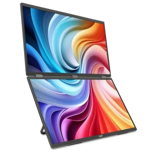 Monitor Acer PD193QEbmiuux Monitores Portáteis Duplos 18.5" LED IPS FHD 100Hz