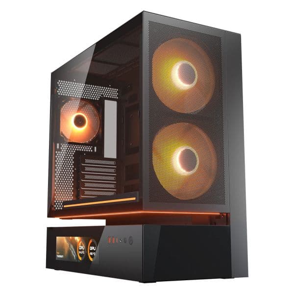 Cougar CFV235 Mesh Vision Vidro Temperado Black