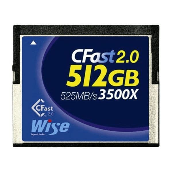 Wise 512Gb CFast 2.0 VGP 130 3500x Blue - 526248
