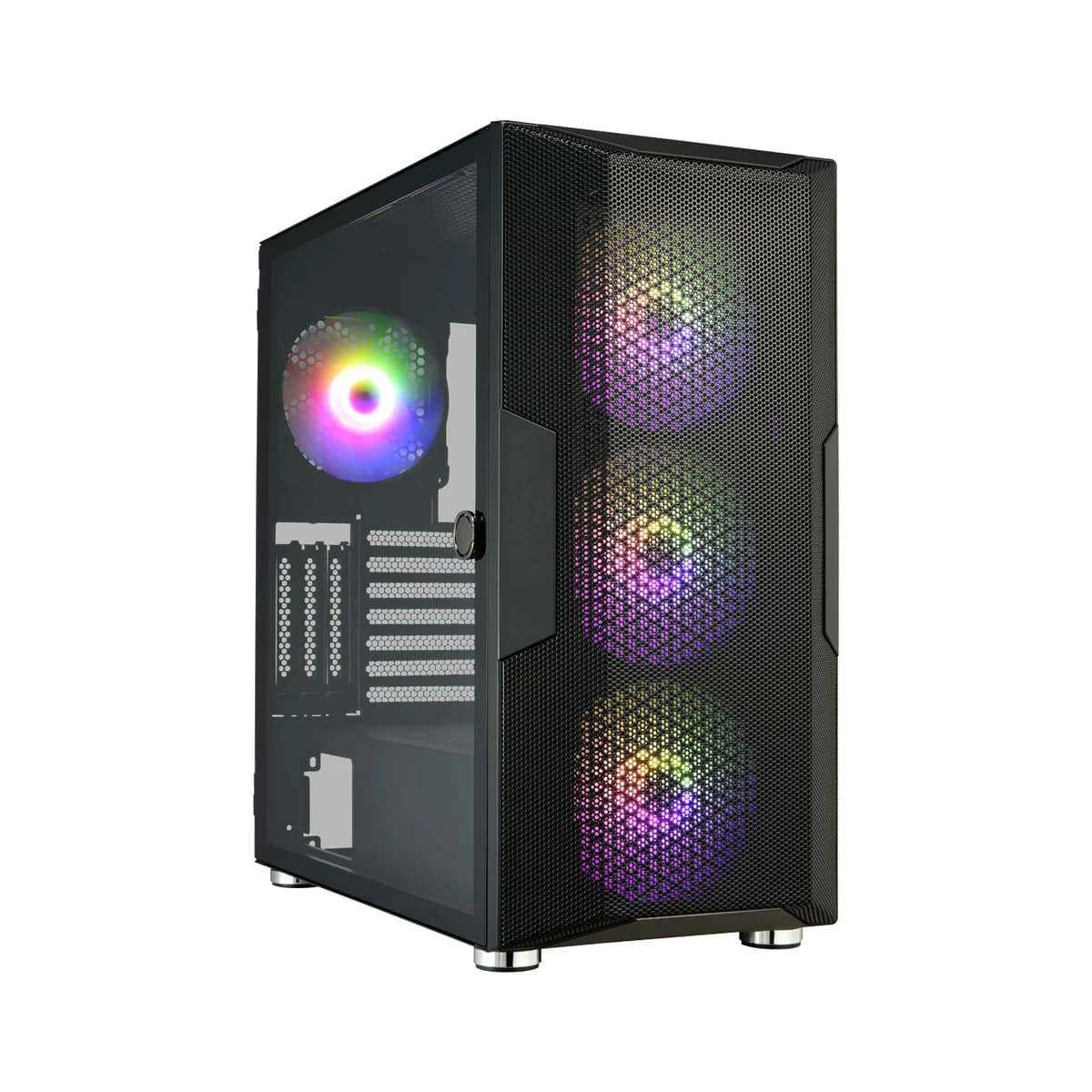 CAIXA E-ATX FSP CUT592 PRETA 4X FAN 140MM