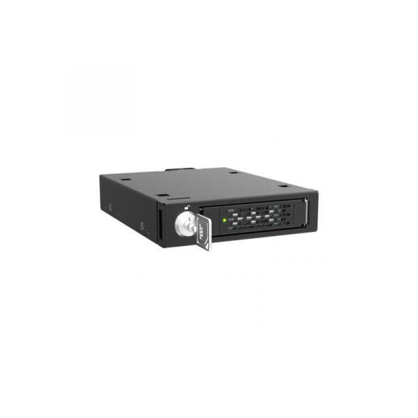 Icy Dock MB601V5K-B Estrutura Amovível U.2/U.3 NVMe PCIe 5.0 Preta