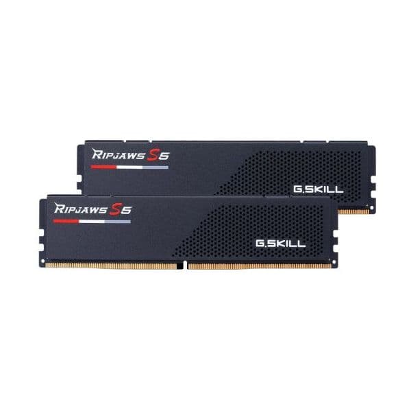 Memória RAM G.SKILL 64GB Ripjaws S5 (2x32GB) DDR5 6000MHz CL36 Preta