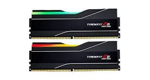 Memória RAM G.Skill Kit 32GB (2 x 16GB) DDR5 6400MHz Trident Z5 Neo RGB CL32 Black F5-6400J3239G16GX2-TZ5NR
