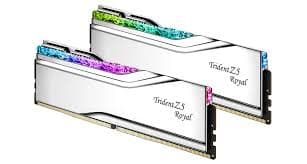 Memória RAM G.SKILL 64GB (2x32GB) Trident Z5 Royal DDR5-6400 CL32-39-39-102 1.40V Intel XMP Silver