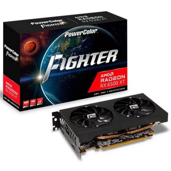 PowerColor Fighter AMD Radeon RX 6500XT OC 4GB GDDR6