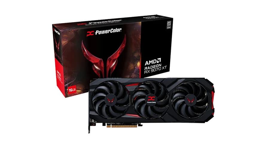 PowerColor Red Devil AMD Radeon RX 9070 XT OC 16GB GDDR6 FSR 4