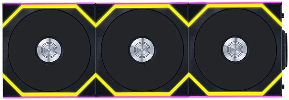 Lian Li UNI FAN SL120 Wireless RGB PWM Black 120mm (Pack 3)