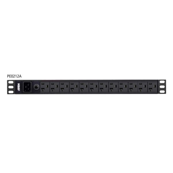 Aten PE0212G PDU 12 tomadas AC 1U Black