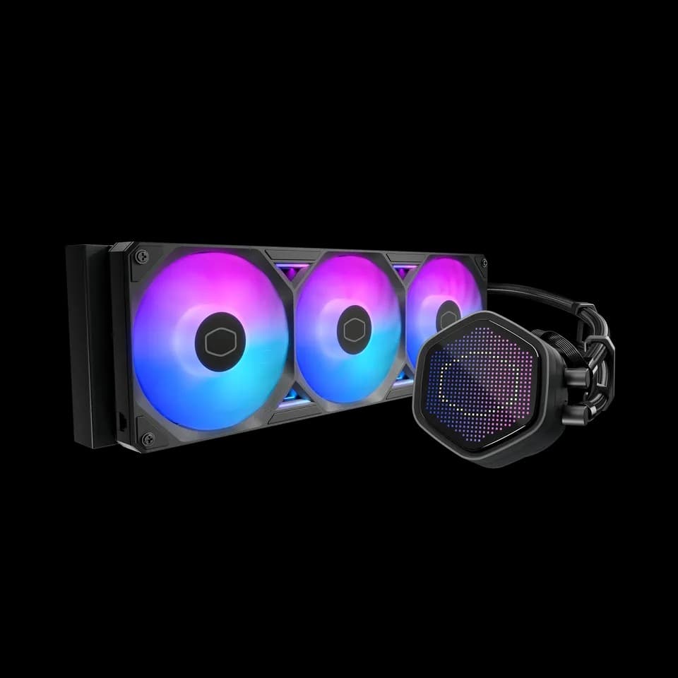 Cooler Master MasterLiquid 360 Atmos II Pixel LCD Watercooler All-In-One 360mm Preto