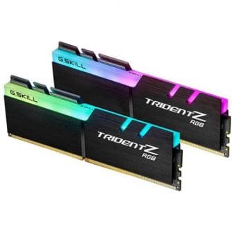 Memória RAM G.Skill 16GB Trident Z RGB 2x 8GB DDR4 3200MHz PC4-25600 CL16 - F4-3200C16D-16GTZR