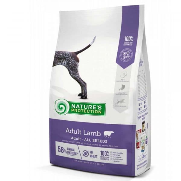 Nature's Protection Adult Lamb Dog 4Kg