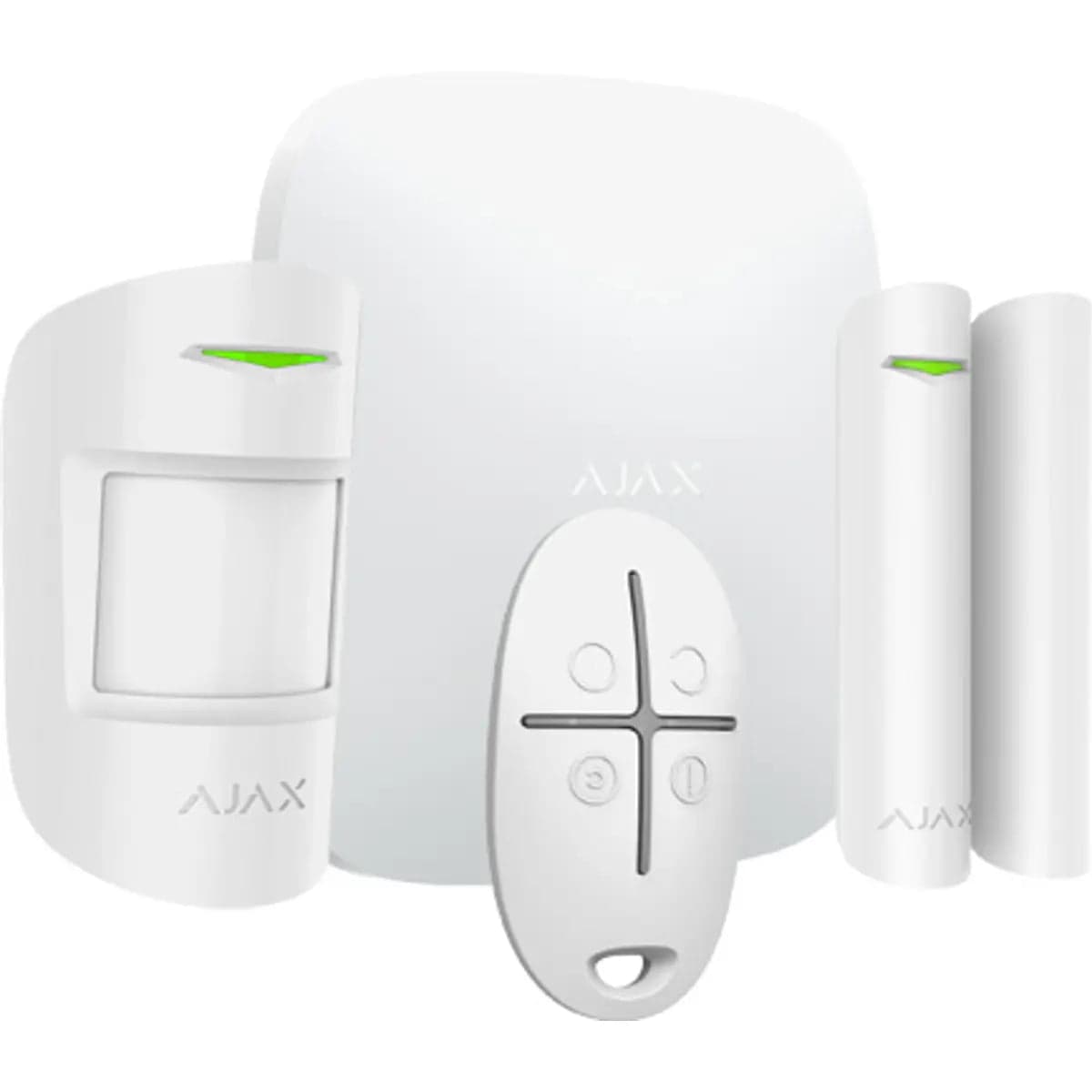 Ajax Hub Kit - Kit Alarme Sem Fios Branco