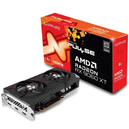 Sapphire Pulse Radeon RX 9060 XT 8GB GDDR6 Gaming Dual-X Cooling