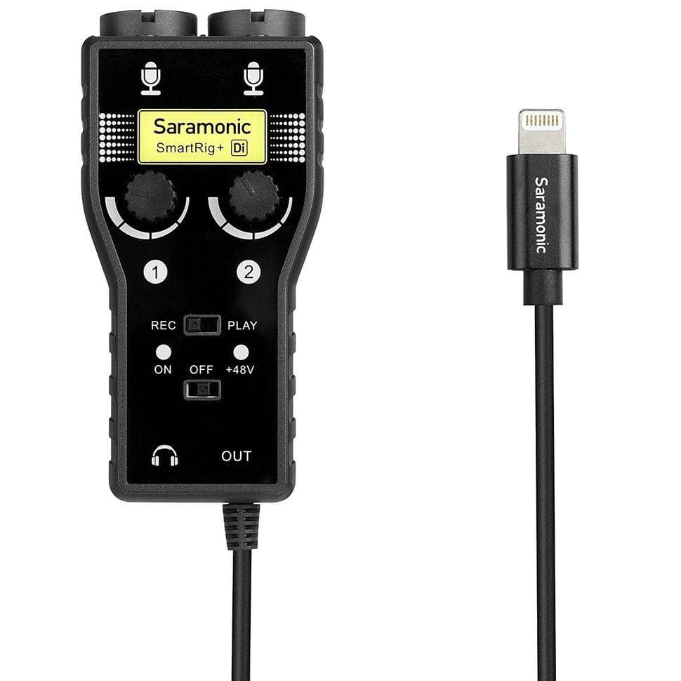 Interface Adaptador Microfone 2 Canais – Lightning