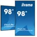 iiyama LH9854UHS-B1AG ecrã de sinalização Plasma digital 2,48 m (97.5") LCD Wi-Fi 500 cd/m² 4K Ultra HD Preto Processador built-in Android 11 24/7