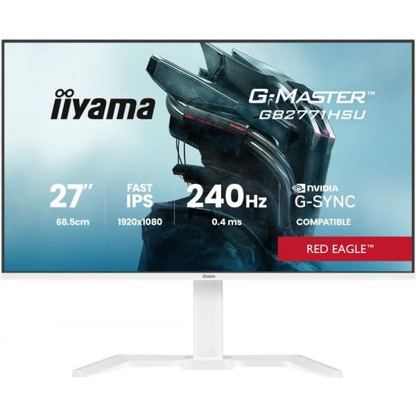 Monitor iiyama 27" GB2771HSU-W1 Full HD 240Hz HDMI DP USB-C