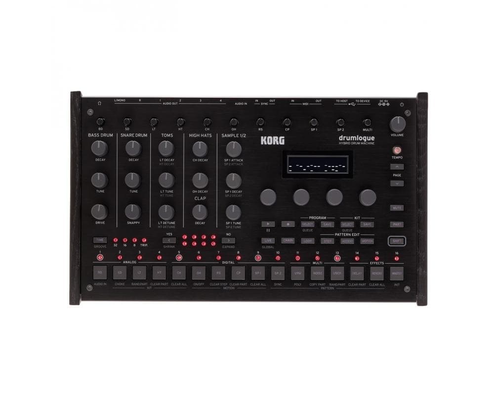 Korg Sequenciador de Ritmo Drumlogue Híbrido com Amostras