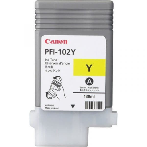 Tinteiro Canon PFI-102Y Yellow - 0898B001