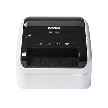 Brother QL-1100C impressora de etiquetas Acionamento térmico direto 300 x 300 DPI 110 mm/seg Com fios
