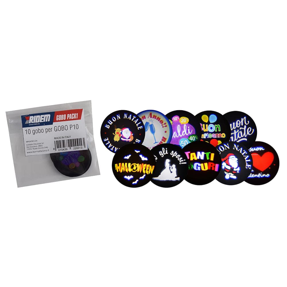 Conjunto Gobos p/ GOBO P10