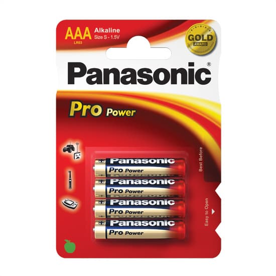 Pilha 1,5V LR03 Alcalina ProPower (Blister 4)