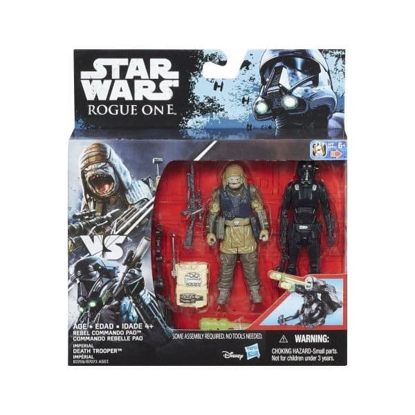 Hasbro Star Wars Action Figure Rogue One Rebel Commander Pao/Death Trooper New Sealed