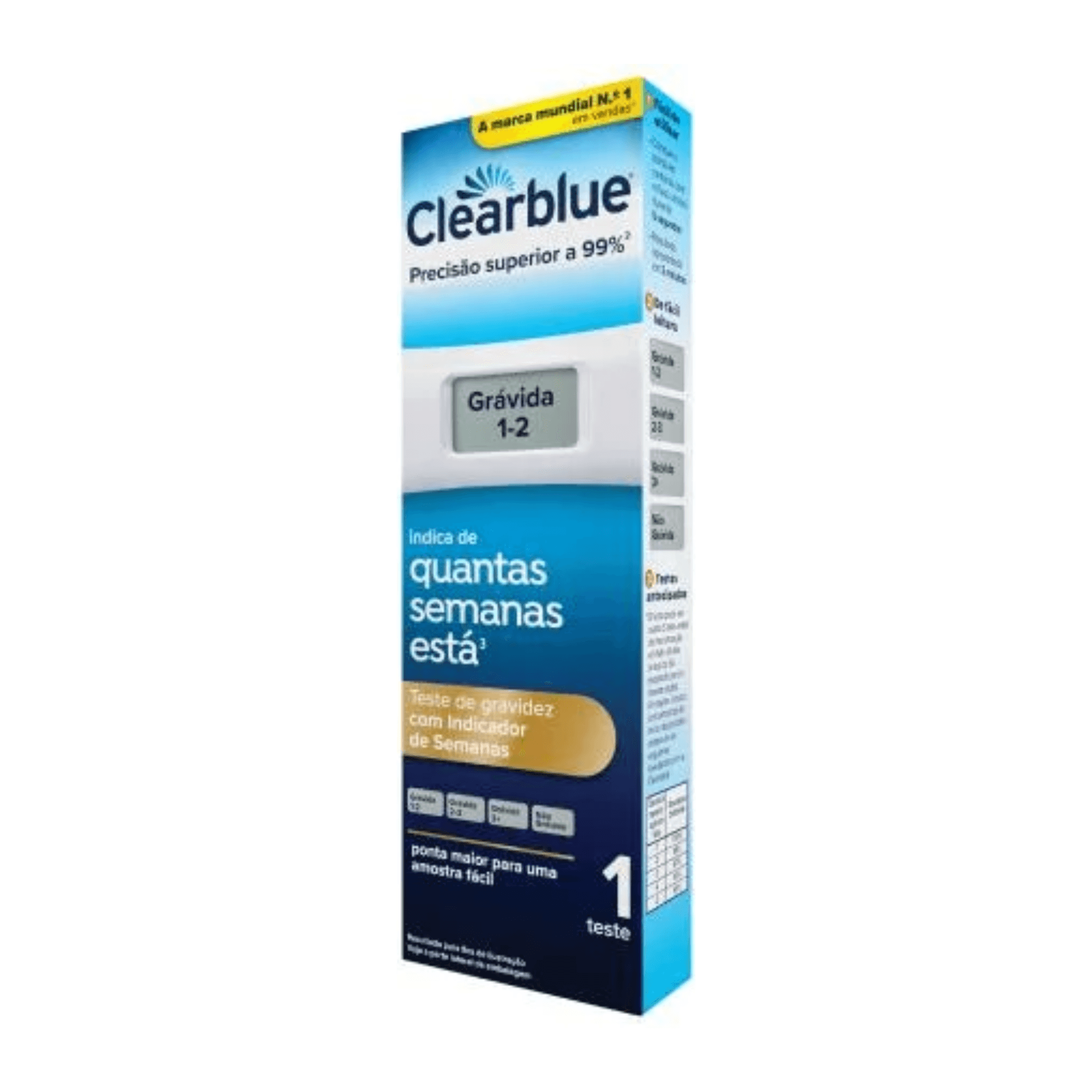 Clearblue Teste De Gravidez Digital com Indicador de Semanas