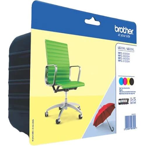 PACK 4 TINTEIROS BROTHER LC229XL