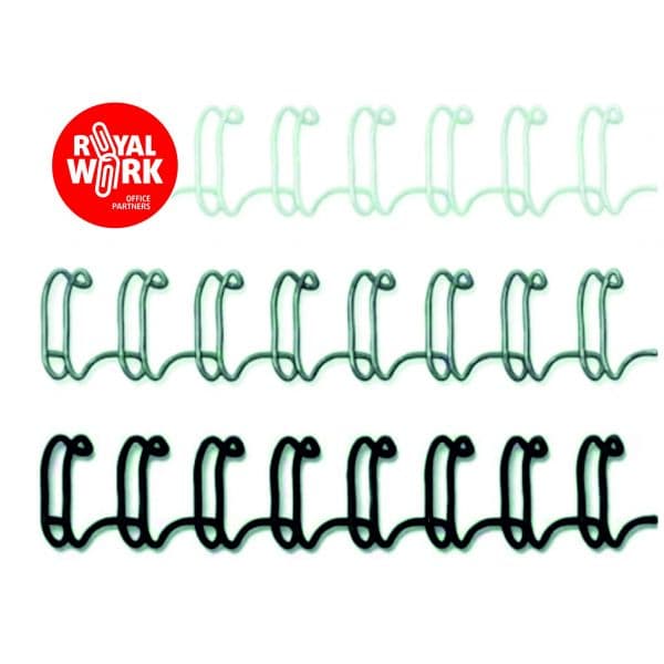 Argolas Metalicas p/ Encadernar 8mm 100un Prata