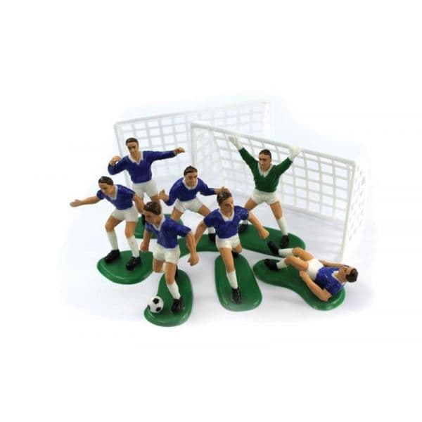Anniversary House Decoração de Bolo Jogadores de Futebol Azul - 120000512