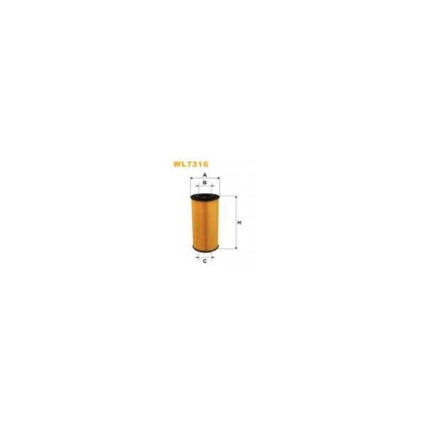 Wix Filters WL7316 - Filtro de óleo - 5050026344867