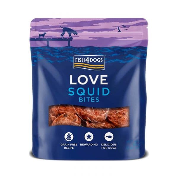 FISH4PETS F4D Love Pedaços de Lula 80g