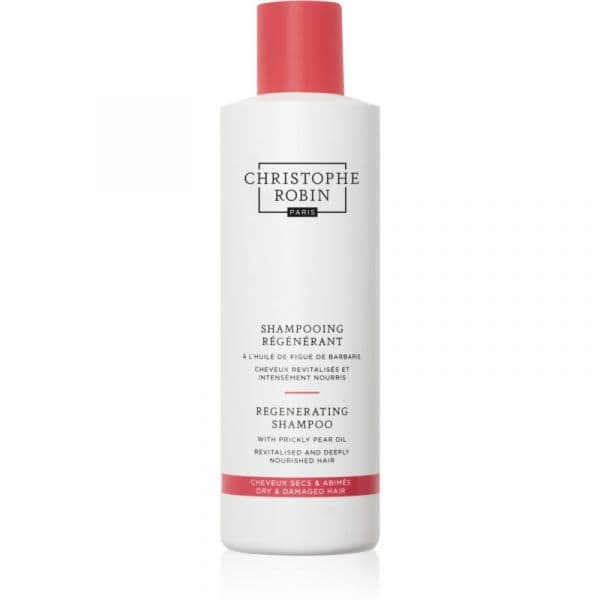 Christophe Robin Regenerating Shampoo With Prickly Pear Oil Shampoo Regenerador 250ml