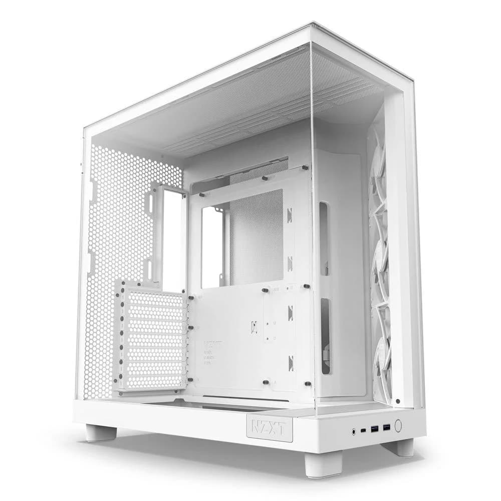 NZXT H6 Flow ATX Vidro Temperado Branca