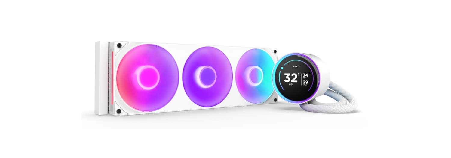 NZXT Kraken Elite 360 RGB Water Cooler All-In-One 360mm Branco/Preto