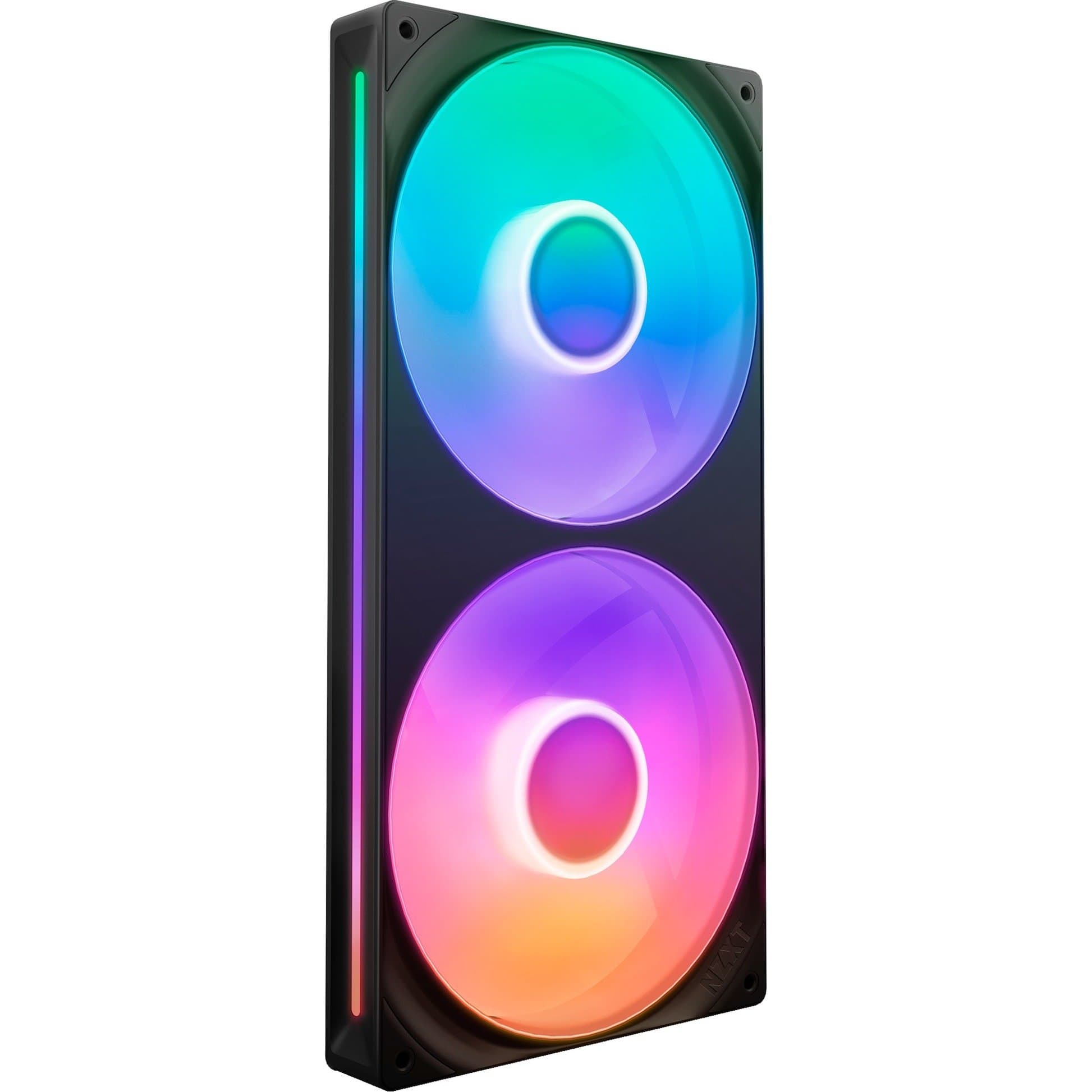 NZXT F280 RGB Core Single-Frame Pretas Dupla Ventoínha 140mm (280mm)