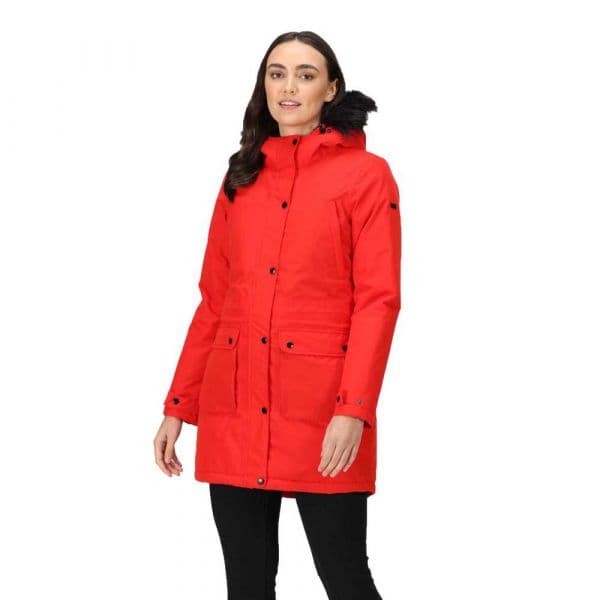 Regatta Voltera Parka Jacket Vermelho 14 Mulher