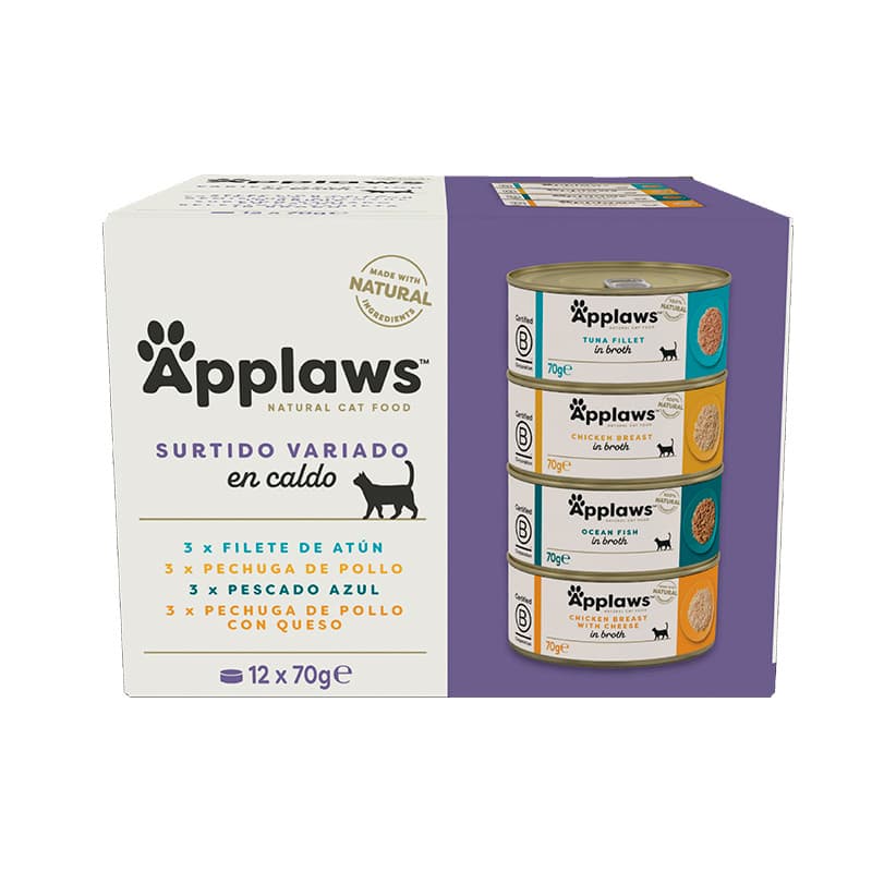 Applaws Gato Adulto Selección Suprema Multipack 12x70gr