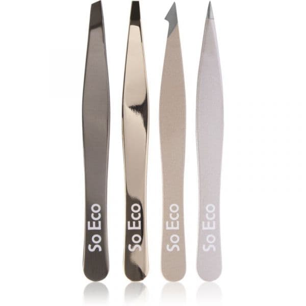 So Eco Tweezer Set Rose Gold Conjunto de Pinças