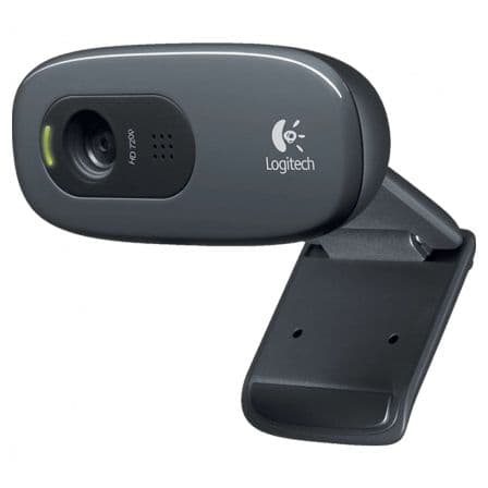 Webcam Logitech C270 HD 720p/30fps USB Preta