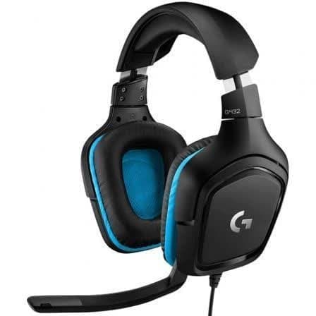 Logitech G432 7.1 Surround Gaming Black - 981-000770