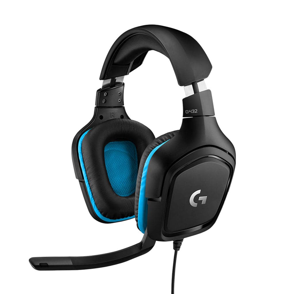 Logitech G432 7.1 Surround Gaming Black - 981-000770